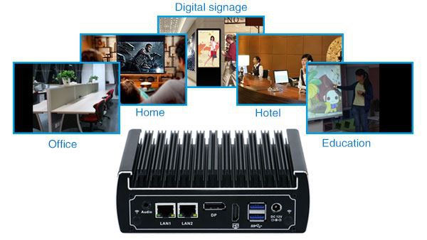 PC Mini Barebone Intel Core I3 I5 Dual Lan